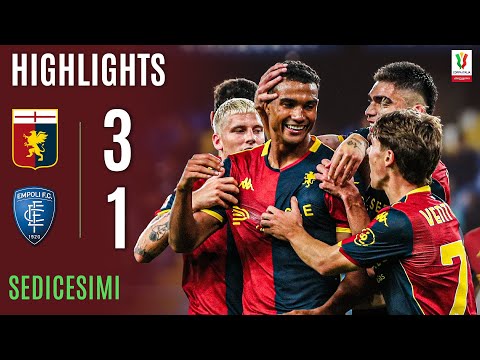 GENOA-EMPOLI 3-1 | HIGHLIGHTS | SEDICESIMI | Coppa Italia Frecciarossa 2025/26