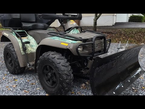 MotoAlliance DENALI ATV 50 inch Universal Snow Plow Kit Installation Video