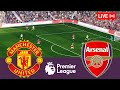 Manchester United vs Arsenal LIVE. Premier League 2023/2024 Full Match - Simulation Video Games