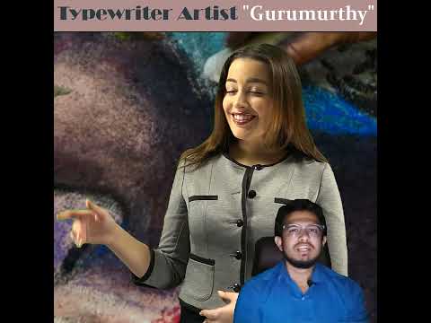 #shorts | Indian Artist Got Talent | He Paints with A Typewriter | Amazing Facts