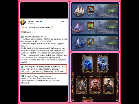 Clash of Kings: Update February 9.