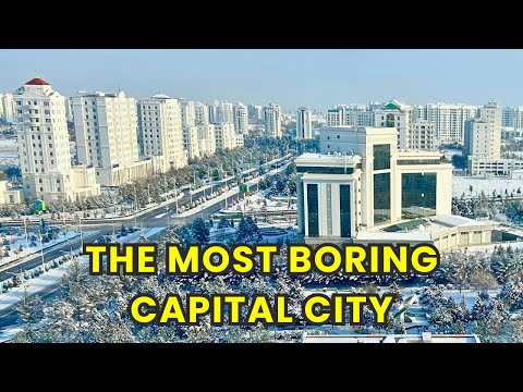 The World's STRANGEST City Ashgabat Turkmenistan