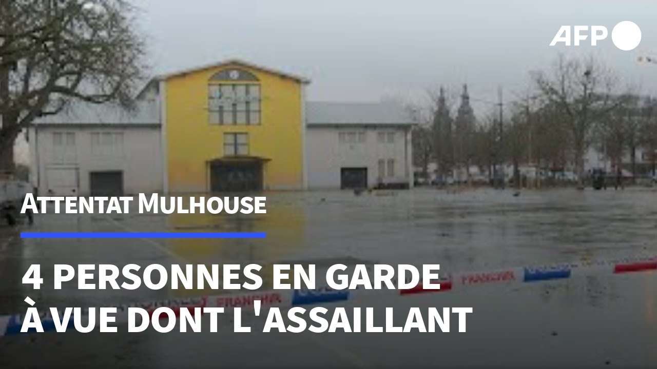 Attentat mortel à Mulhouse: quatre personnes en garde à vue, dont l'assaillant | AFP