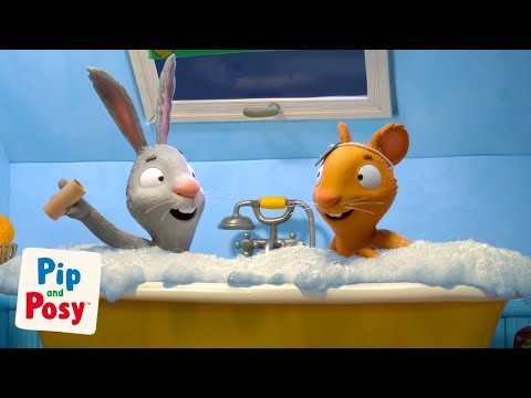 Let's Play at Pip's Place! | Pip and Posy | Preschool Cartoon Animals 🐰🐭