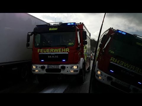 Pile-Up Accident German Autobahn: Multi Agency Response from 2 counties