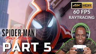 SPIDERMAN MILES MORALES PS5 Gameplay Walkthrough Part 5 - Full Game