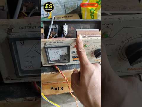 stabilizer automatic changeover || #motor #stablizer #automatic #manual #inverter #trasformer