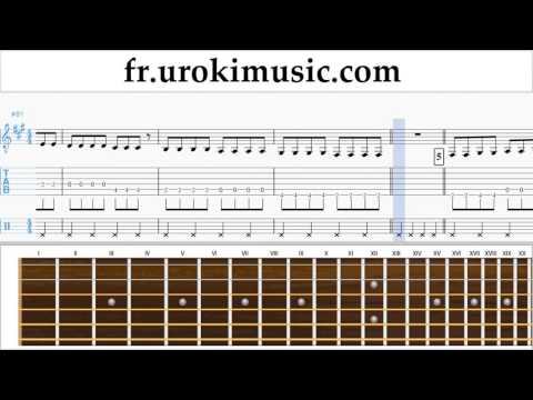 Cours de Guitare Major Lazer, Justin Bieber - Cold Water Partie#1 Partitions Mélodie Сhansons Tuto