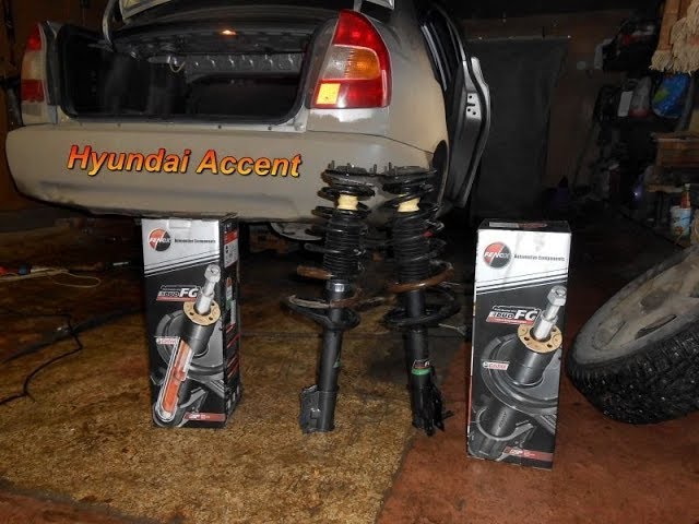 Замена Амортизаторов Хендай Акцент