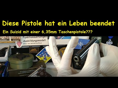 This pistol was used to commit suicide - A "murder weapon" and some forensic science