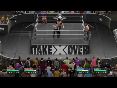WWE 2K17 MyCareer NXT Tag Team Title Match: Tre' Rutledge & Brody Tyson vs. Hideo Itami & Sami Zayn