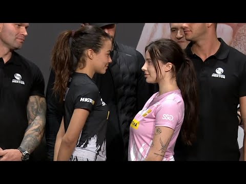 Lexy Chaplin vs. Agata "Fagata" Fąk - Weigh-in Face-Off - (HIGH League 2)