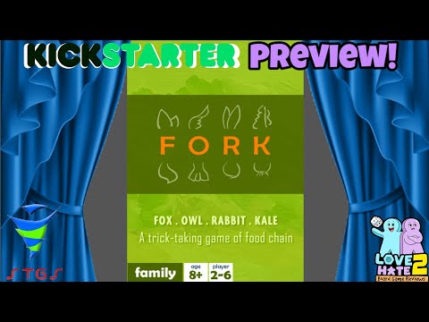 F.O.R.K. - #Kickstarter Preview | Sunrise Tornado Game Studio - Love 2 Hate Board Game Reviews