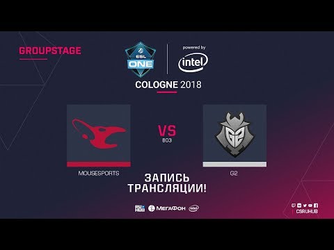mousesports vs G2 - ESL One Cologne 2018 - map3 - de_inferno [GodMint, SleepSomeWhile]