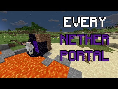 Every Portal For Minecraft Speedrunners