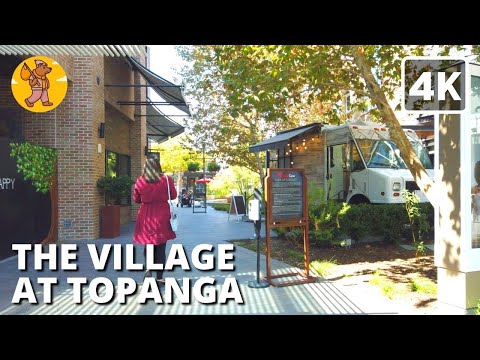 The Village at Topanga Walking Tour | 4k Ultra HD | 🔊...