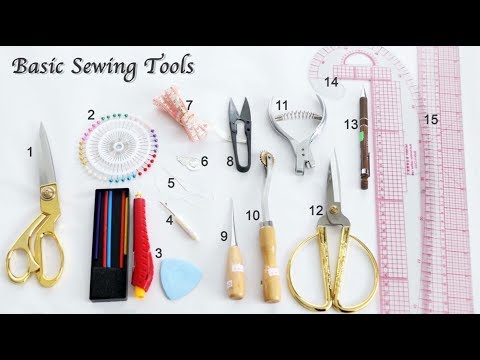 15 Basic Sewing Tools and Equipment What Beginner Should Have - Sewing Lesson for Beginner