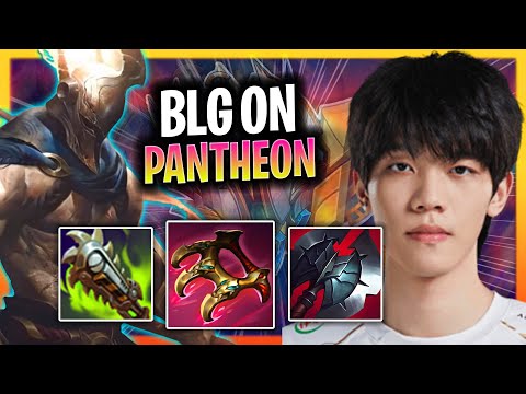 BLG ON IS INSANE WITH PANTHEON! | BLG On Plays Pantheon Support vs Braum!  Season 2024