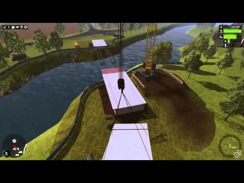 Bau-Simulator 2015: Gold - Construction Simulator - Die Brücke! #127