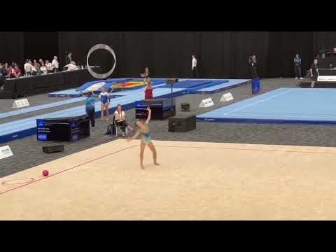 Emmanouela Frroku/Hoop Routine/Aus National Championships 2023/Senior International/Day 1