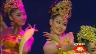 Chinese Dance Fairs Fly In Sky Video