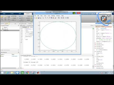 User Defined Functions in MATLAB ll Plotting Circle in...