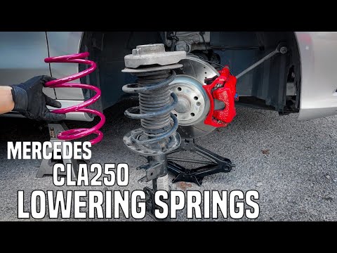 How to Install Lowering Springs for Mercedes Benz Cla 250 & Cla 45 AMG