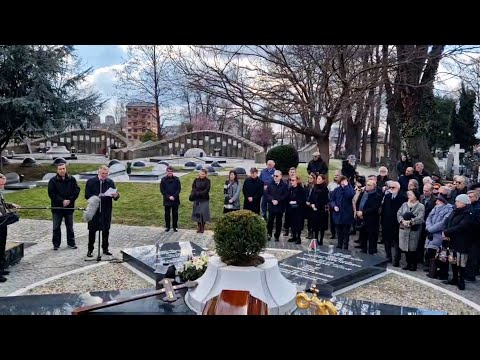 Dušan Kovačević održao govor na sahrani Dragoslava Mihailovića