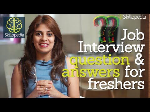 面試技巧 (Job interview question & answers for freshers - Job interview Skills)