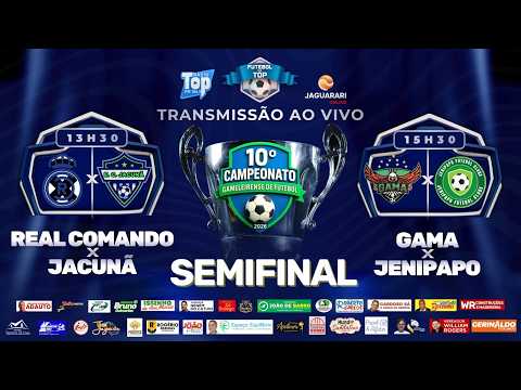 CAMPEONATO DE GAMELEIRA ☼ 1/3/2026 [13h30 ► REAL COMANDO x E.C. JACUNÃ] ↔ [15h30 ► GAMA x JENIPAPO]
