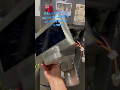 RFG28MESL samsung fridge ice dispenser fail NEVERA SAMSUNG DAÑO HIELO DISPENSADOR