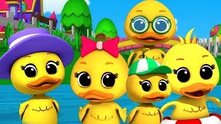 Download lagu Lima bebek kecil | sajak anak-anak | lagu di indonesia | Duck Song | Kids Songs | Five Little Ducks mp3