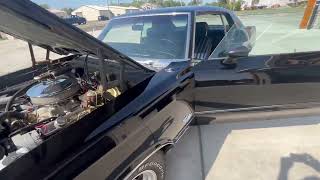 1972 Oldsmobile Cutlass S Hardtop Coupe Engine Compartment