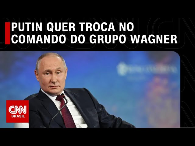 Putin quer troca no comando do grupo Wagner | LIVE CNN