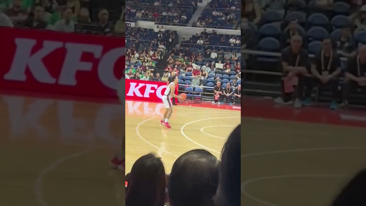 Highlights: Miguel Yniguez of UP with a 3 from the top of the key