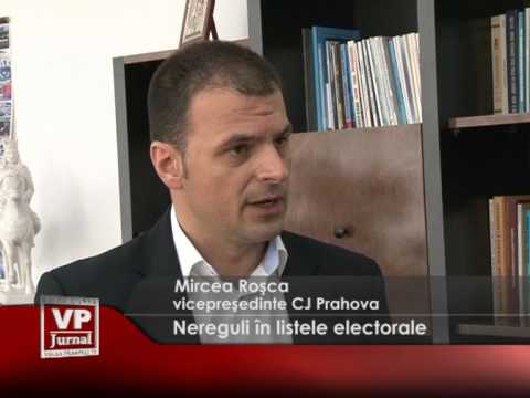 Nereguli în listele electorale