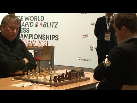 MAGNUS VS ALEXEI SHIROV || World Rapid Chess