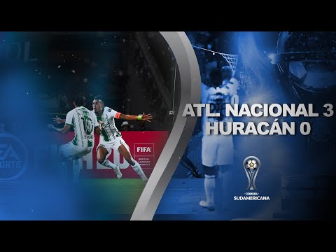 Atlético Nacional vs. Huracán [3-0] | GOLES | Fase uno (Ida) | CONMEBOL Sudamericana 2020