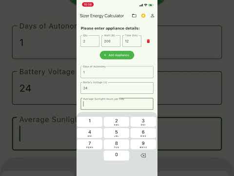 Sizer App