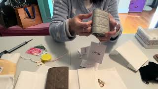 LADY DIOR Lorus Wallet Unboxing/Size Comparison/What’s Fit.
