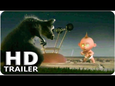 INCREDIBLES 2 Jack Jack vs Raccoon Fight Scene Trailer (2018) Pixar, Disney The Incredibles Toys HD