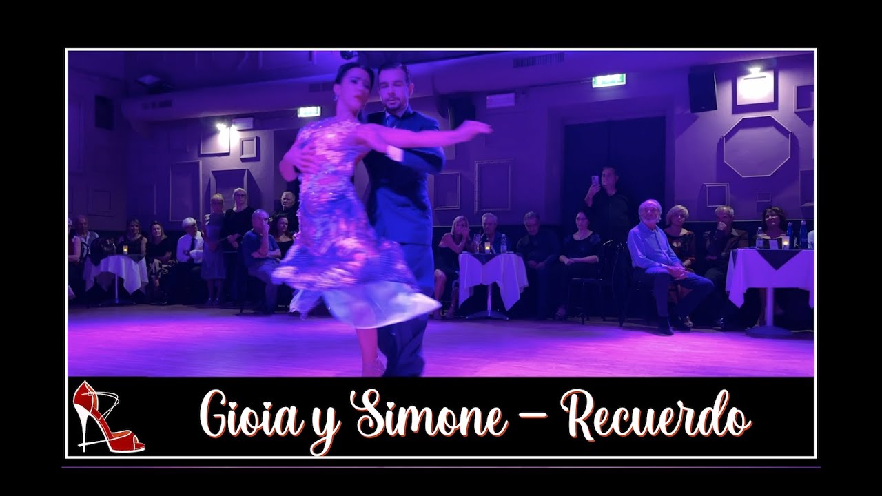 Gioia Abballe y Simone Facchini 3/4 - Recuerdo -Salón Cáldin- SUBCAMPEONES DEL MUNDO TANGO ESCENARIO