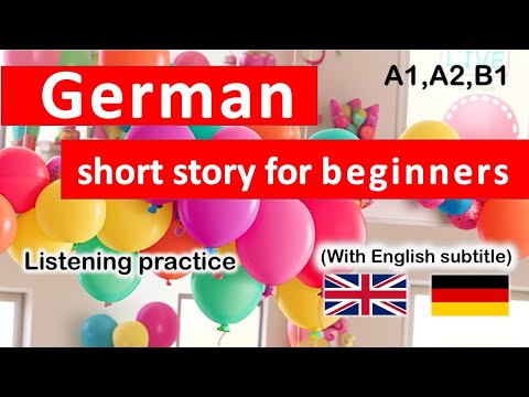 German short story for beginners | Der Geburtstagskuchen     | listening practice