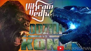 Vikram Vedha Trailer Remix | Godzilla Vs. Kong | Tamil Version | English Subtitles |