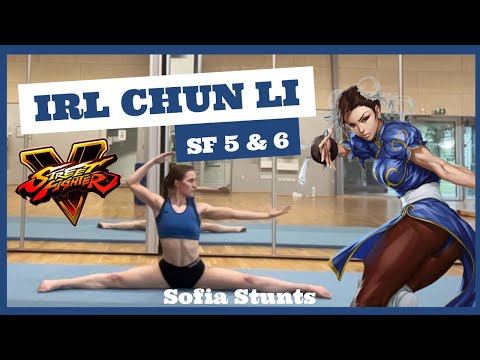 Recreating CHUN LI moves FOR REAL - Sofia Stunts