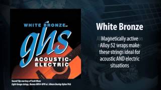 Video thumbnail for GHS Strings - White Bronze Acoustic Strings by GHS Strings