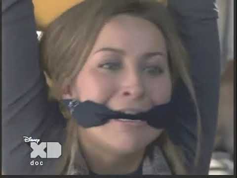 Intruder inside house and gagged girl with cloth on face and ties