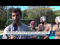 GRAN EXHIBICION DE WATER POLO EN LA PILETA DE LOS COCOS