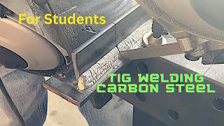 TIG Welding a Carbon Steel Tee Joint MultiPass Fillet Weld