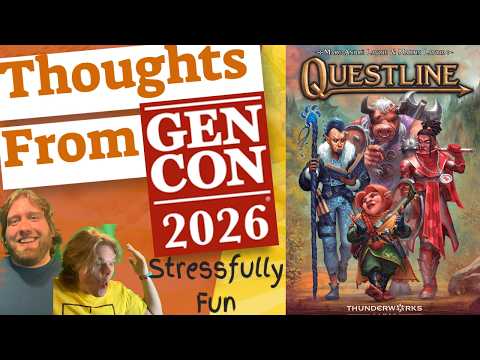 Questline Thoughts From Gen Con 2026 Review and Gameplay Overview. @ThunderworksGames